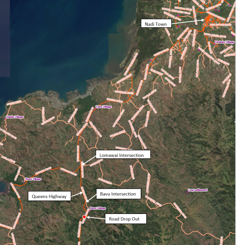 FRA Map - Fiji Roads Authority